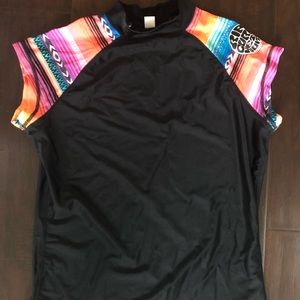 NWT Rip Curl Women’s Short Cap Sleeves Rash Guard
